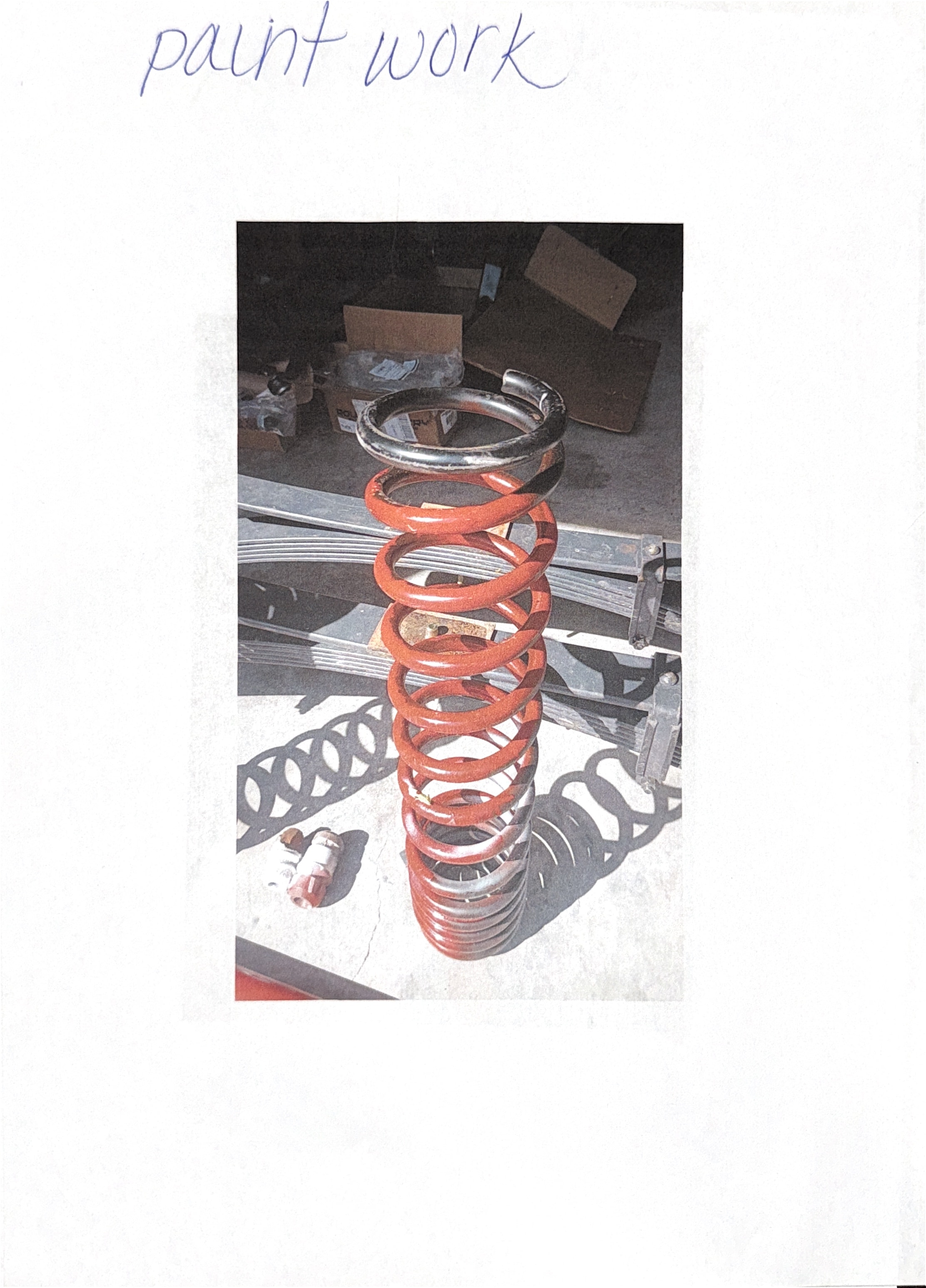 Paint Work